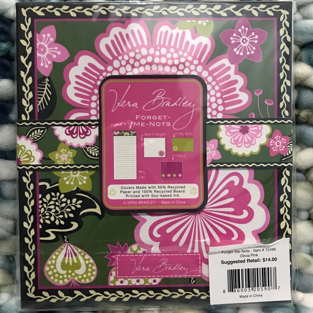Vera Bradley “Forget Me Nots” in Olivia  Pink